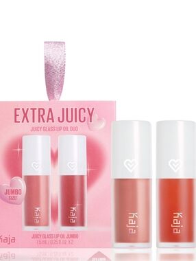 Kaja Extra Juicy Glass Lip Oil Duo